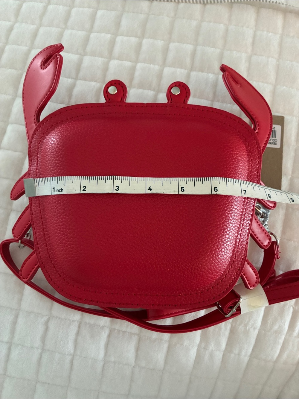 Fun Red Crab-Shaped Crossbody Bag - Women. NWT. - Picture 6 of 8